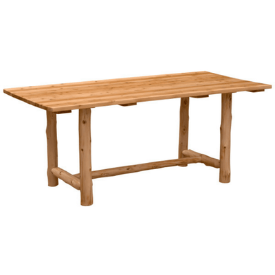 Economy Log Dining Table