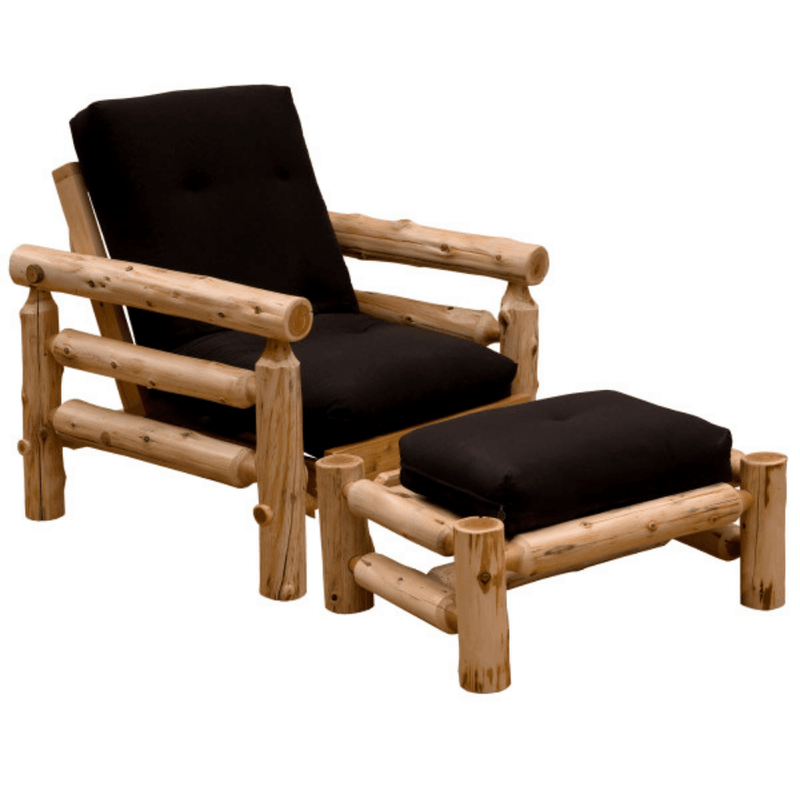 Economy Simplified Futon Chair & Ottoman