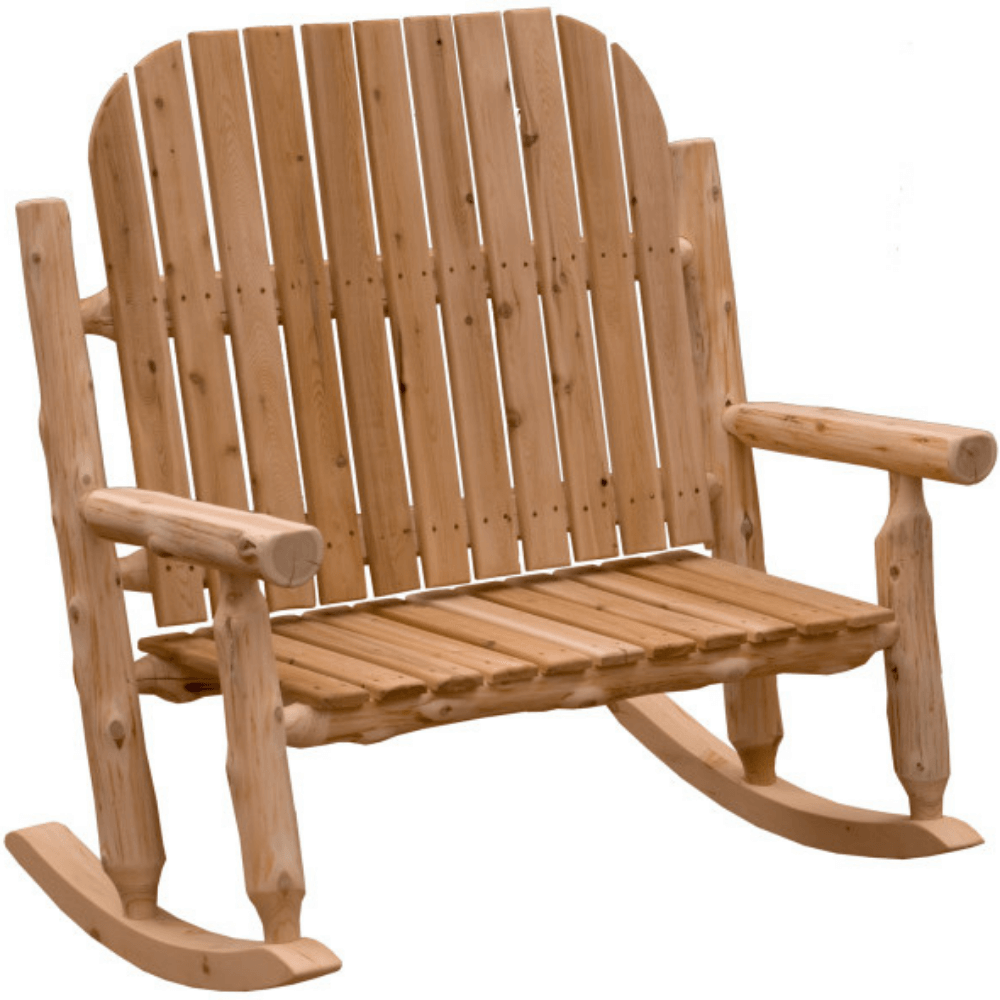 Cbin Rocking Chair Dakota Two-Person Adirondack Rocking Chair | Cabin Place – The Cabin Place