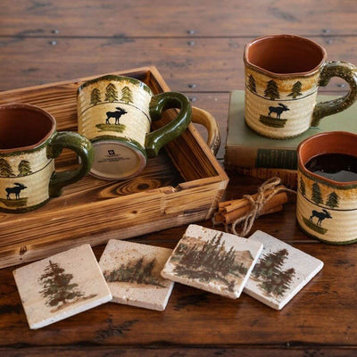 Elk Wilderness Mug and Coaster Set