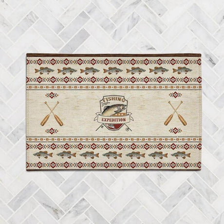 Fishing Club Chenille Accent Rug