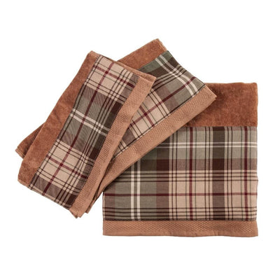 Forest Cabin Mocha 3PC Towel Set