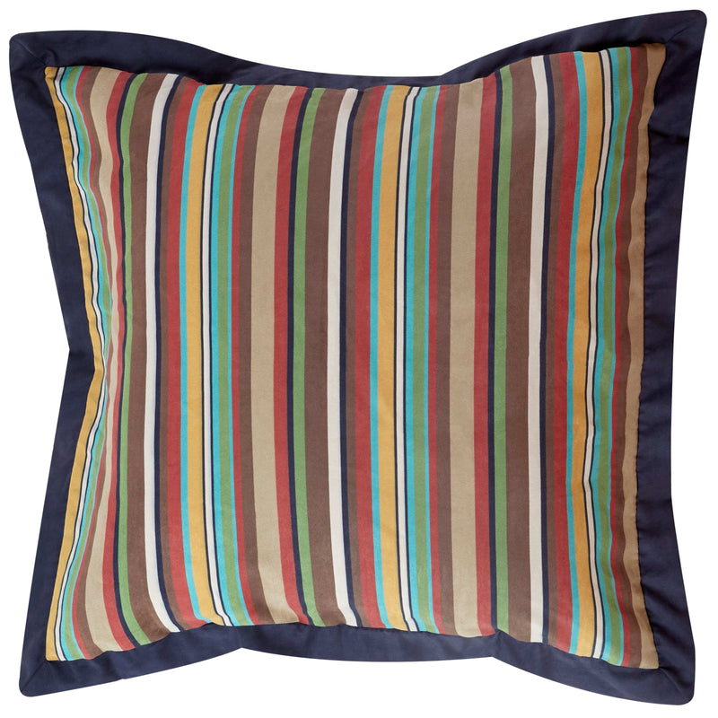 Golden Morning Striped Euro Sham