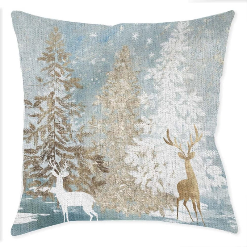Holiday Wonders Woven Decorative Pillow