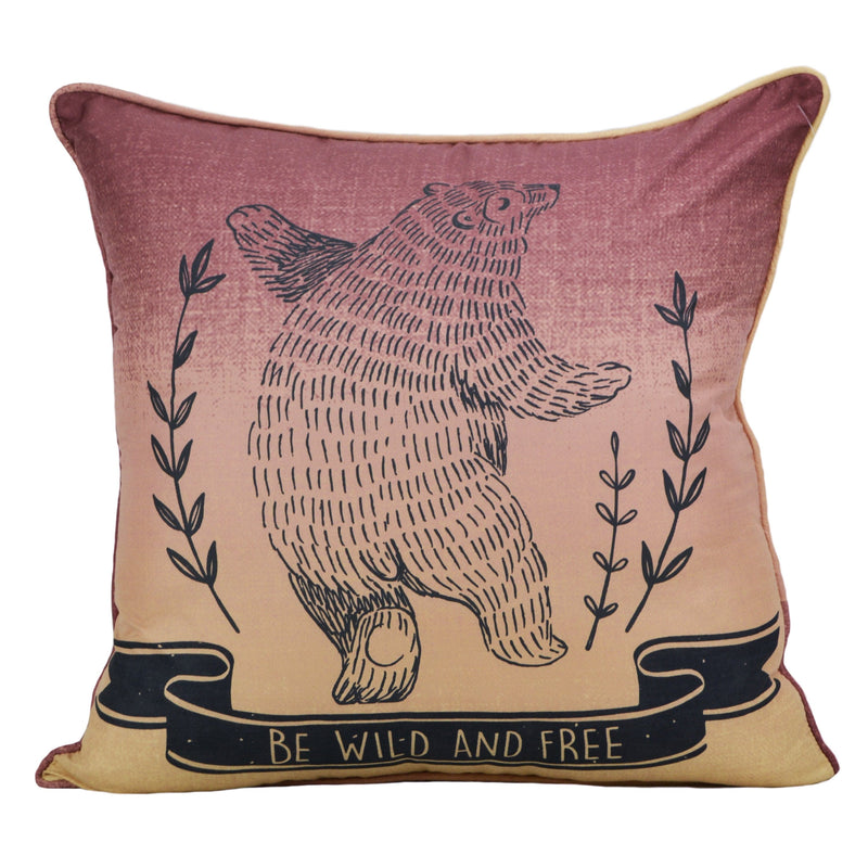 Iconic Forest Bear Pillow