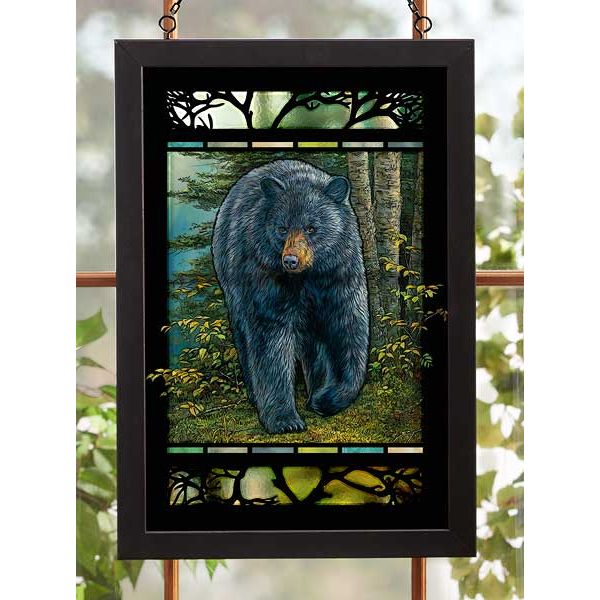 King of the Woods Stained Glass Art