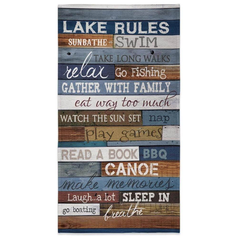 Lake Inspiration Beach Towel