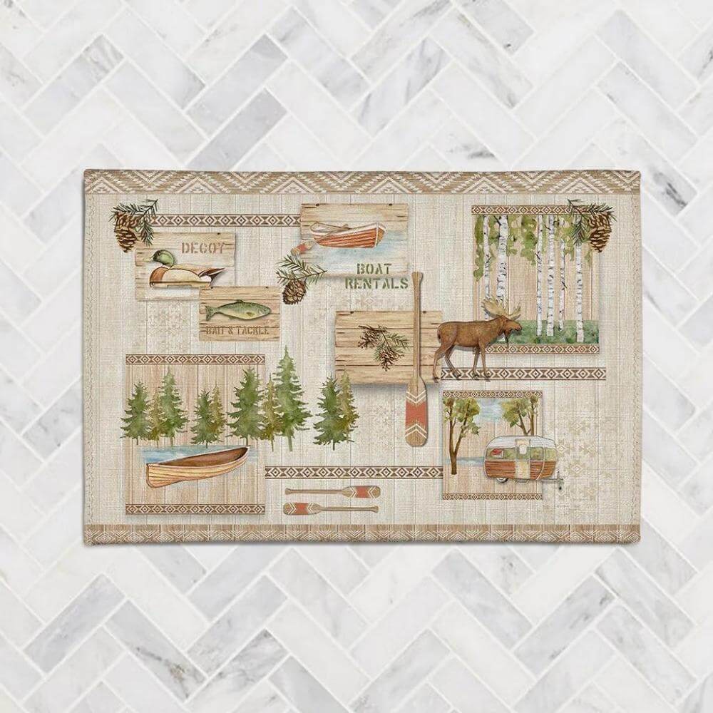 Lake Living Chenille Accent Rug