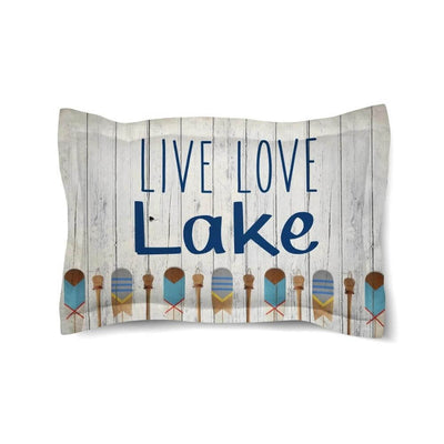 Live Love Lake King Sham