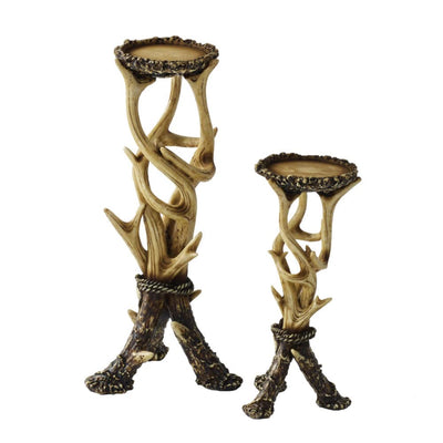 Majestic Antler Candle Holders