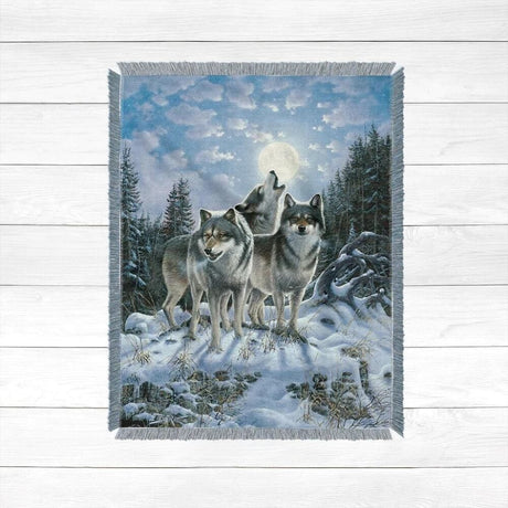 Midnight Pack Woven Throw Blanket