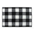 Monochrome Checkered Rug