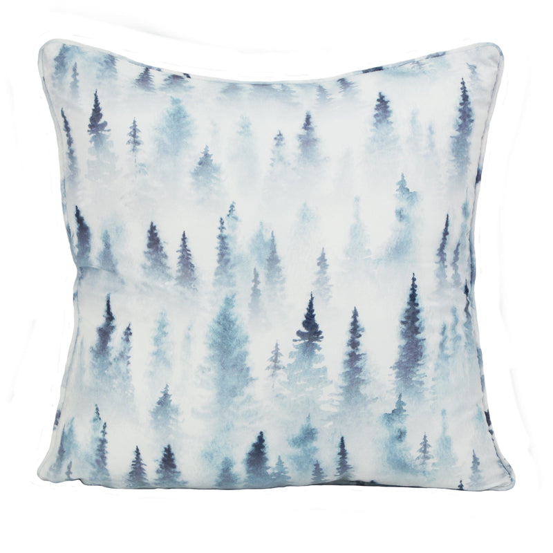Moonlight Stroll Forest Pillow