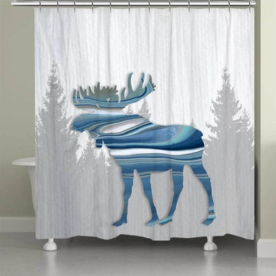Moose Dream Shower Curtain