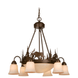 Moose Lodge 9 Light Chandelier