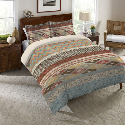 Mosaic Multi Stripe Bedding Set