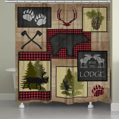Mountain Lumberjack Shower Curtain