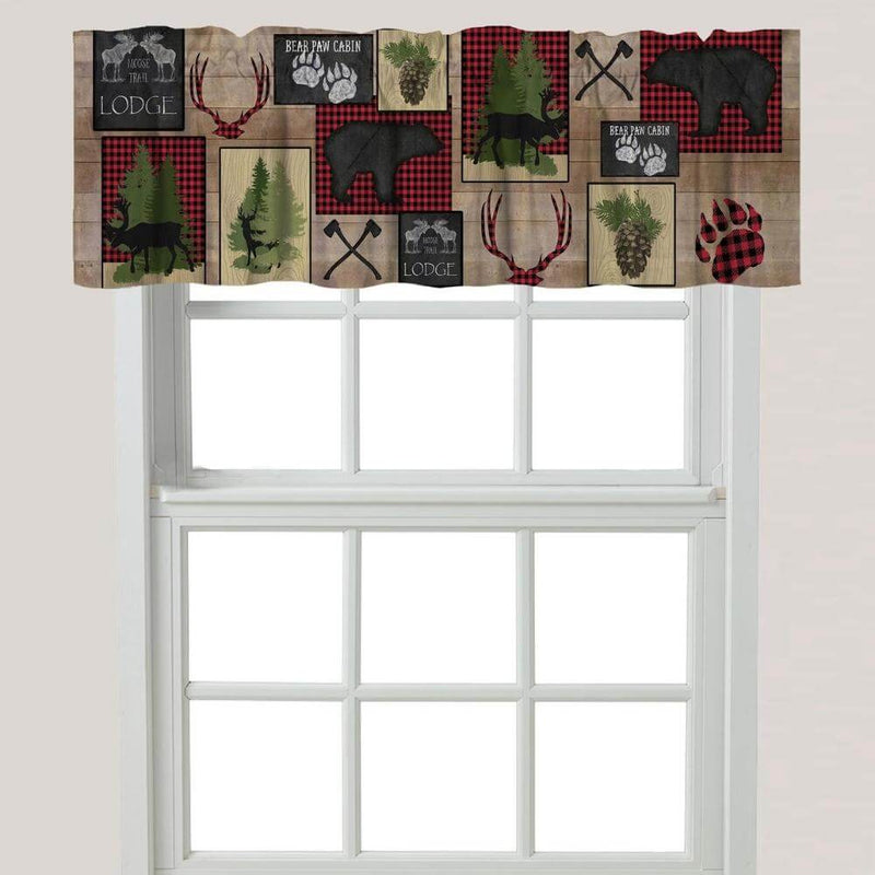 Mountain Lumberjack Window Valance