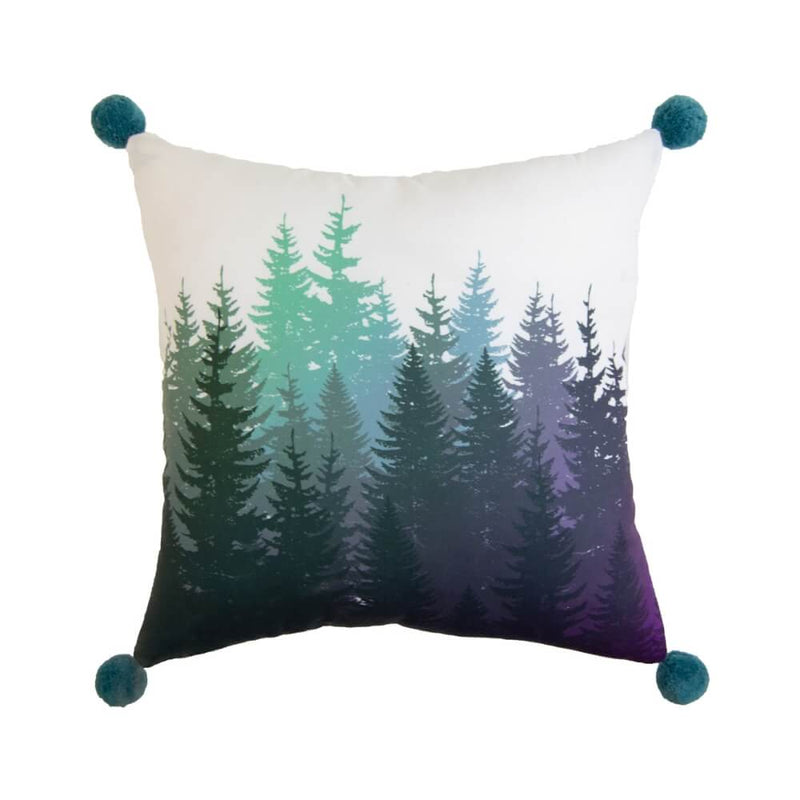 Mountain Magic Forest Pillow
