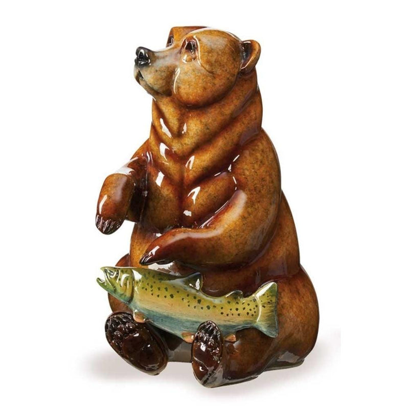 Ready For Lunch Brown Bear Imago Sculpture