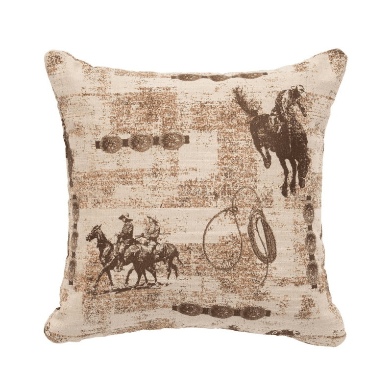 Red Clay Cowboy Pillow