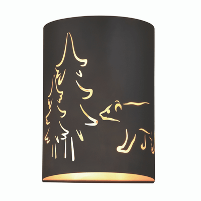 Redding 5" Bear Wall Light