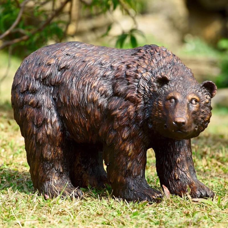 Rustic Bear Garden Statue