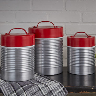 Rustic Gray Canister Set