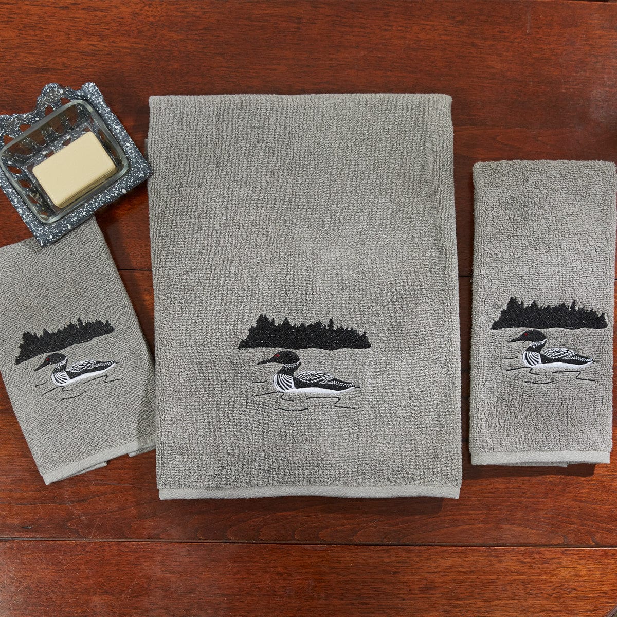 Rustic Gray Towel Set