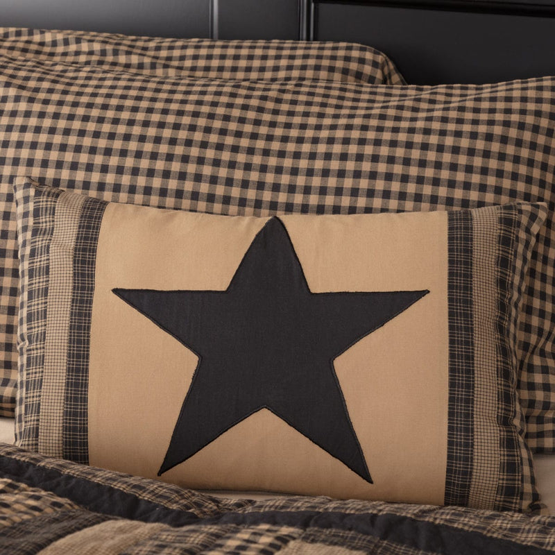 Sandy Star Patch Pillow