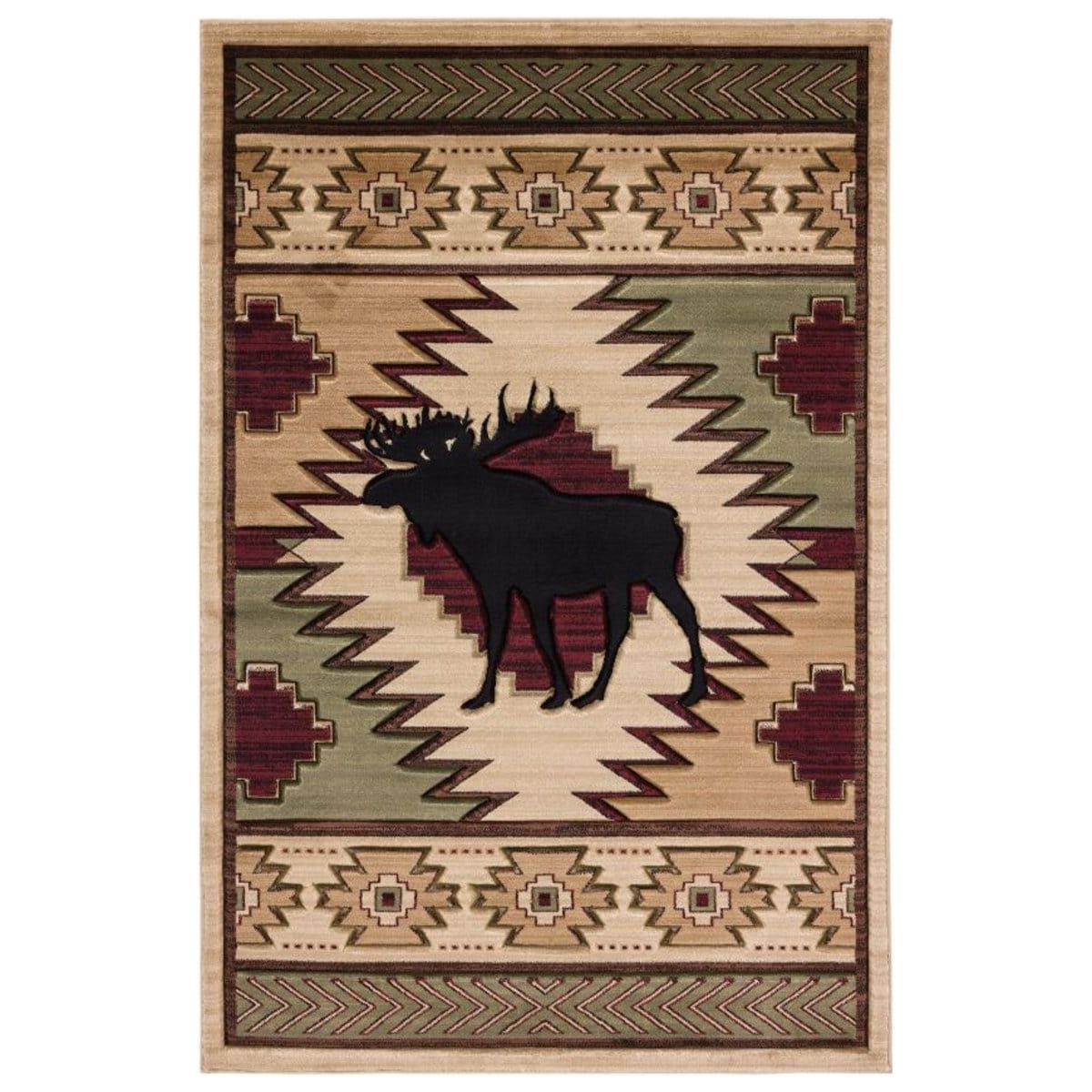 Real Moose Rug Santa Fe Moose Rug | Cabin Place – The Cabin Place