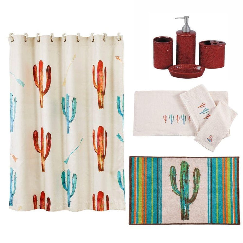 Sedona Cactus Bathroom Set
