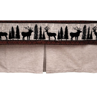 Snow Lodge Retreat Bedskirts