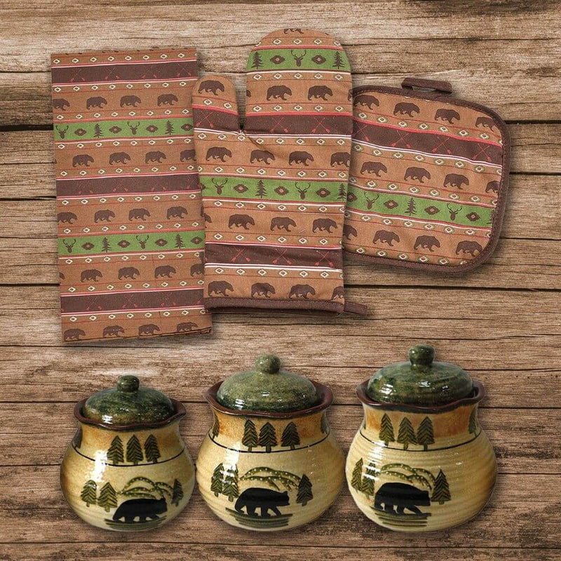 Southwestern Wildlife 13 PC Kitchen Set