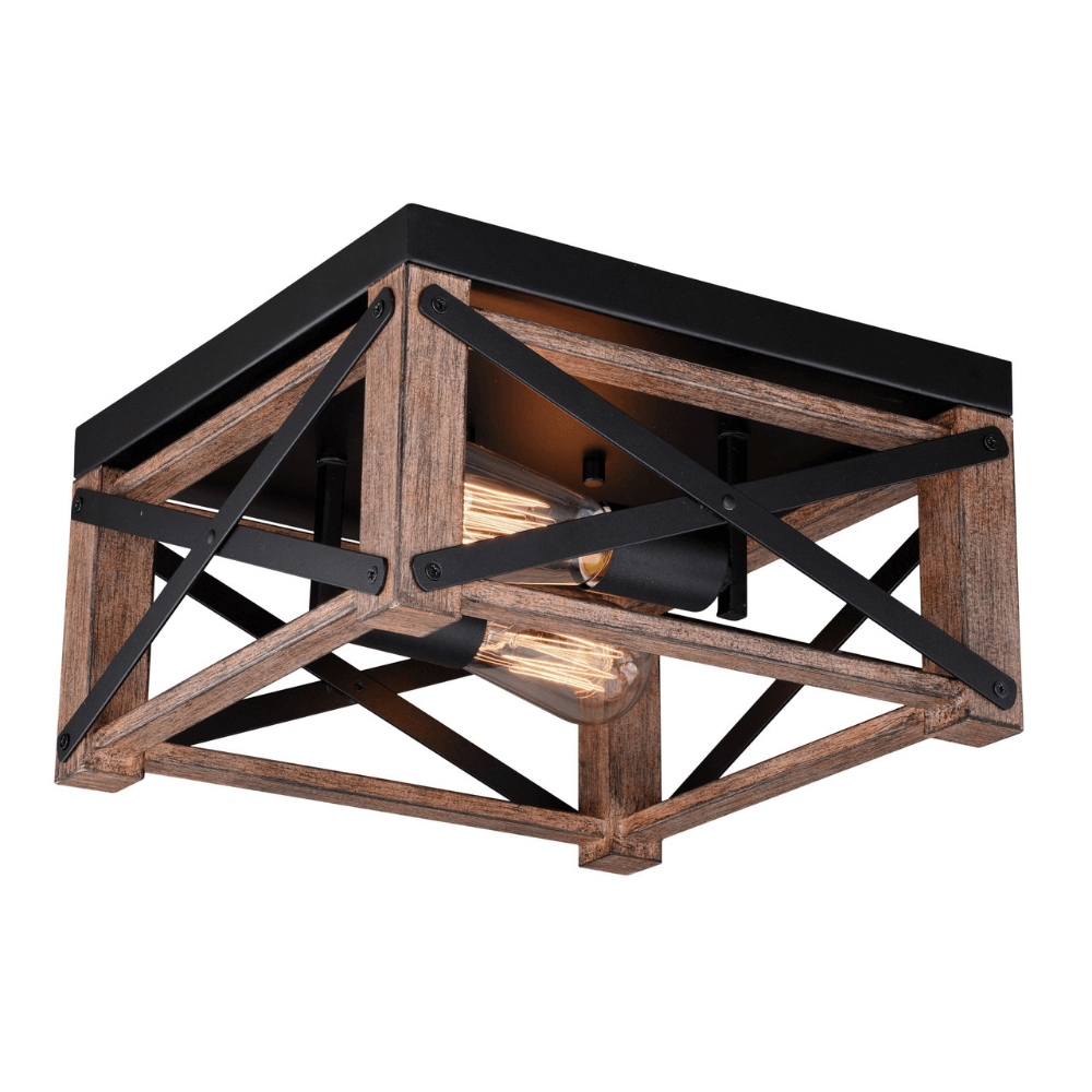 Spencer 12" Cage Flush Mount Ceiling Light