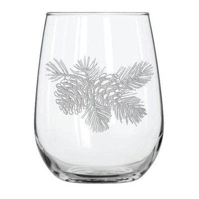 Mid Pines Yeti Stemless Wine Glass – Pine Needles Mid Pines