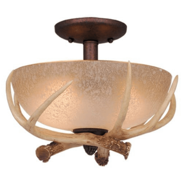 Tavern 2 Light Semi Flush Ceiling Fixture