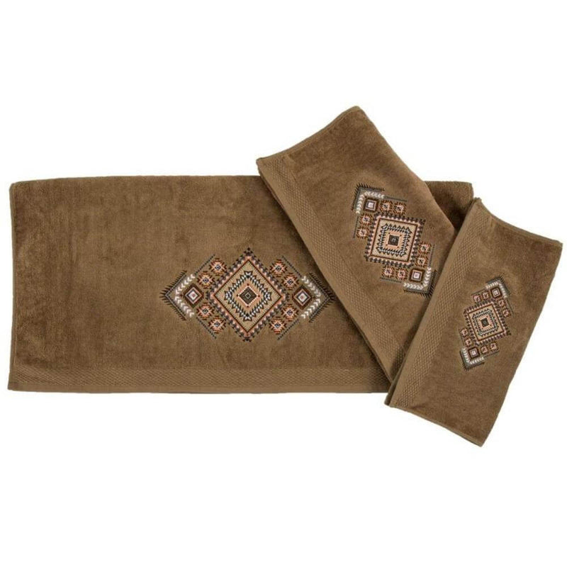 Tombstone Mocha 3PC Towel Set