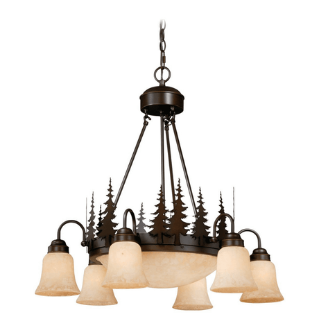 Tree Lodge 9 Light Chandelier