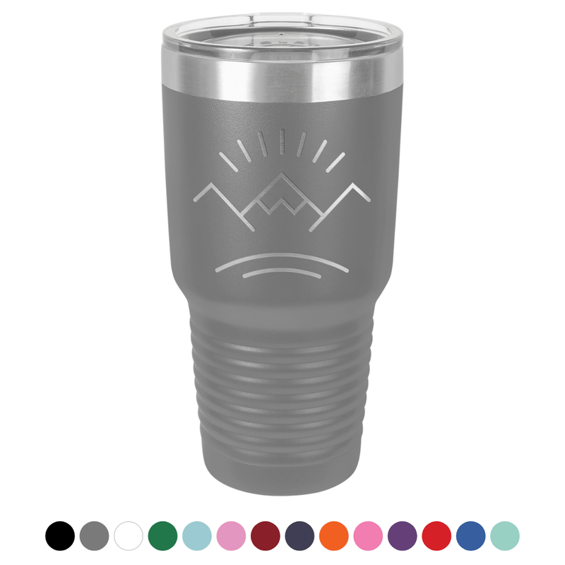 Mountain Scene 30 oz Tumbler - Powder Coated