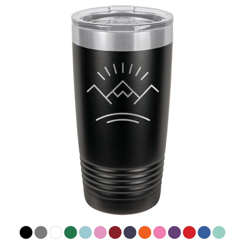 Mountain Scene 20 oz Tumbler - Powder Coated