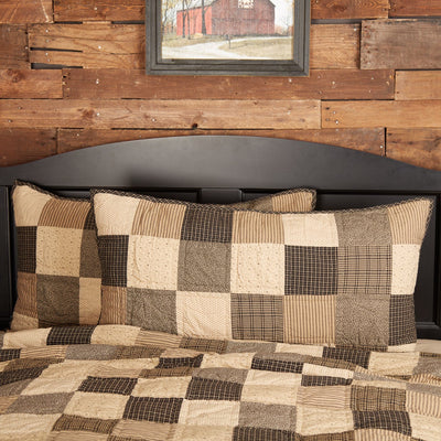 Vintage Labyrinth King Sham