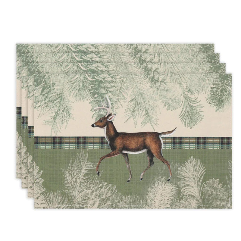 Whitetail Woods Placemat Set