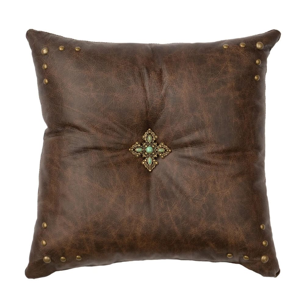 Wild Mustang Concho Pillow