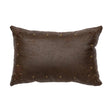Wild Mustang Faux Leather Pillow