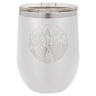 Cabin Scene 12 oz Wine Tumbler - Powder Coated