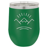 Mountain 12 oz Wine Tumbler - Powder Coated