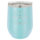 Mountain 12 oz Wine Tumbler - Powder Coated