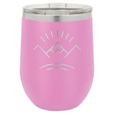 Mountain 12 oz Wine Tumbler - Powder Coated
