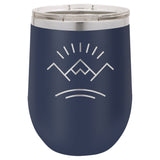 Mountain 12 oz Wine Tumbler - Powder Coated